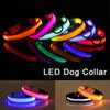 LED Adjustable Dog Collar Blinking Flashing Light up Glow Pets Safety Waterproof