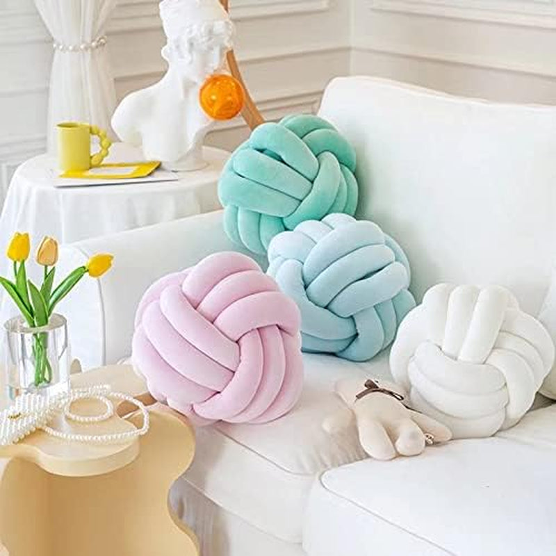 Modern Handmade Pillow - Knotted Pillow ball For Home Decor - Decorative Ball 