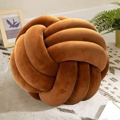 Modern Handmade Pillow - Knotted Pillow ball For Home Decor - Decorative Ball 