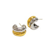 Kris Two-Toned Earrings - Fashion Accessory