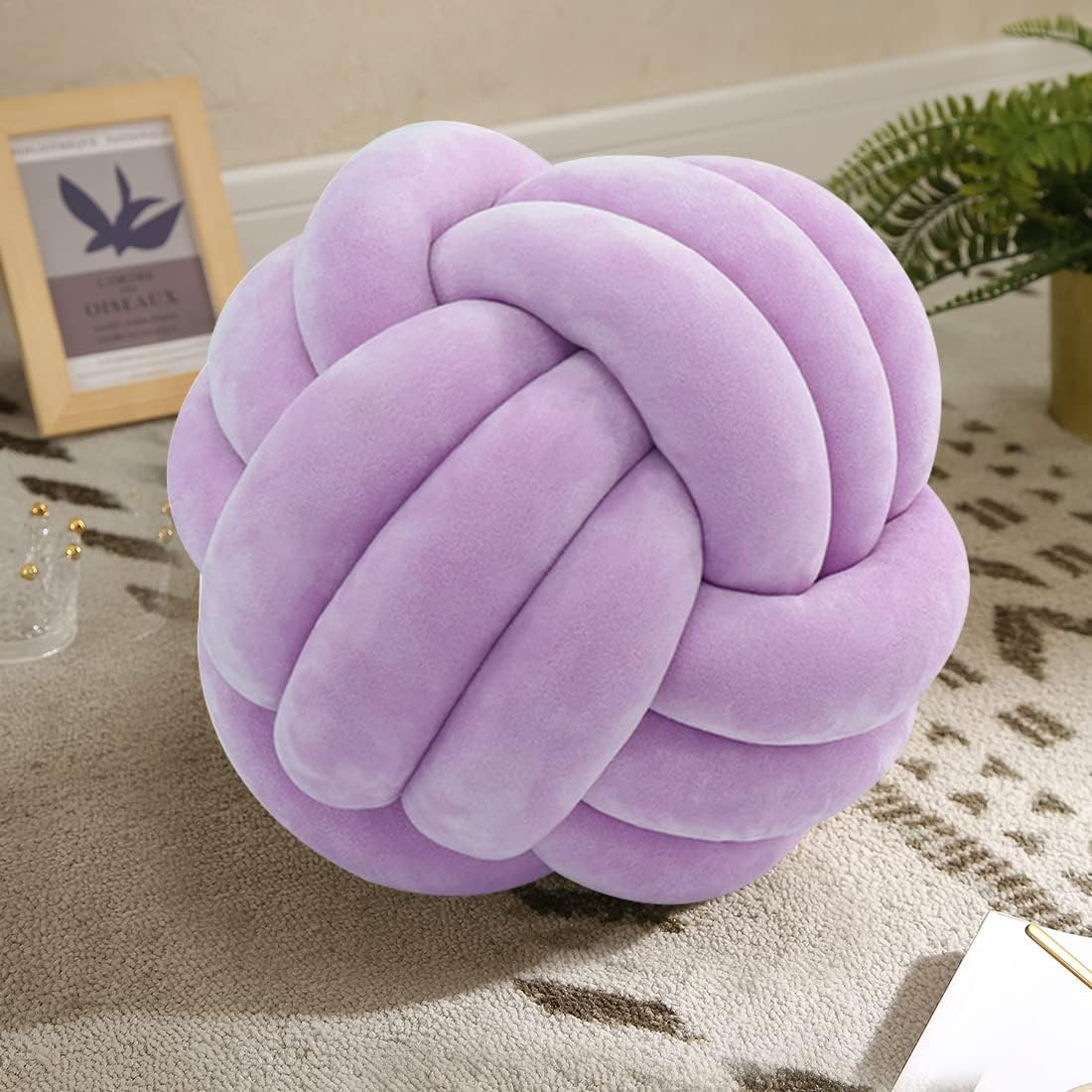 Modern Handmade Pillow - Knotted Pillow ball For Home Decor - Decorative Ball 