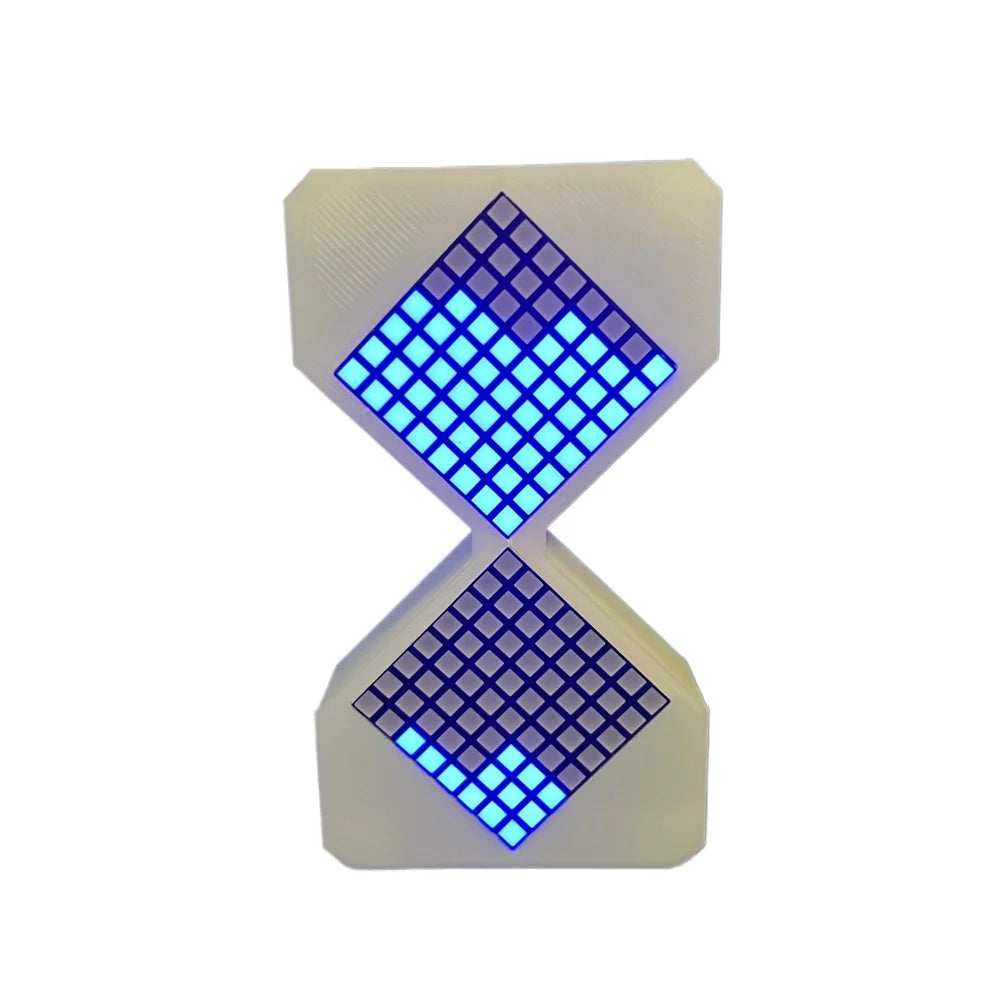 Cyber Hourglass Electronic Hourglass Cyber Style Sense of Technology Glow Led DIY Digital Hourglass Birthday Gift Toys Game Kids